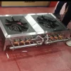 2025 High Quality Double Head Stove Commercial Use Restaurant Kitchen Equipment 3 /6 Burners Gas Stove