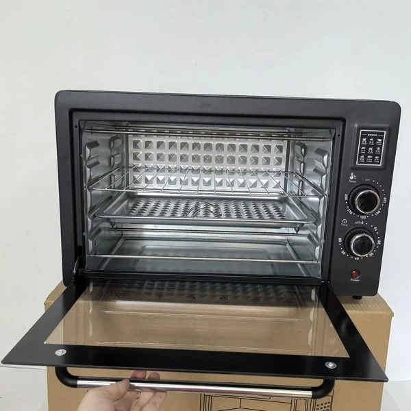 Lovfe 48L Pizza Electric Oven Good Quality Black Chicken Grill and 220v Toaster for Household Use