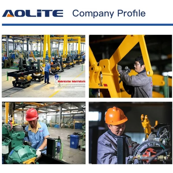 AOLITE BL35-12 Agricultural Mini 4 Wheel Backhoe China Excavator Loader 4x4 1 Ton Equipment Construction Pala Cargadora