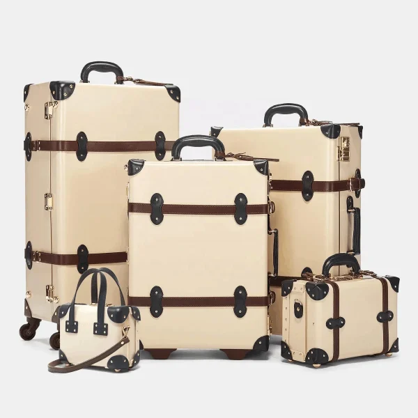 Luxury Men's Retro Classic Travel Luggage Sets Custom Fashion Design Carry-On Suitcase with Spinner Caster Luxury Men's Retro Classic Travel Luggage Sets Custom Fashion Design Carry-On Suitcase with Spinner Caster