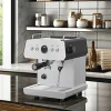 Automatic Commercial Espresso Machine Stainless Steel Coffee Maker Expresso Cafetera Household Appliances for Cars Electric
