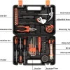 Basic Household Hand Tools Kit with CrV Material Including Toolbox for Home Repair & Maintenance OEM Customizable