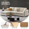 Nordic Living Room Furniture L Shape Fabric Modular With Ottoman 2 Seat Sectional Sofa Nordic Living Room Furniture L Shape Fabric Modular With Ottoman 2 Seat Sectional Sofa