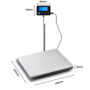 High Precision Stainless Steel Industrial 200kg Post Office Platform Weight Electronic Parcel Postal Shipping Scale Digital