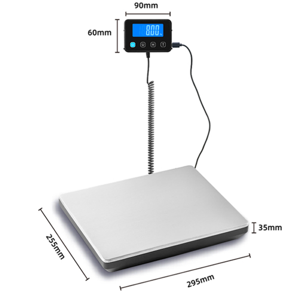 High Precision Stainless Steel Industrial 200kg Post Office Platform Weight Electronic Parcel Postal Shipping Scale Digital
