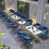 Restaurant Furniture Hot Selling Light Luxury Dining Furniture Cafe Table and Chair Dessert Restaurant Sofa Booth