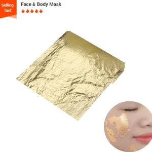 24k Gold Facial Mask Beauty Anti Wrinkle Gold Leaf Sheet 24k Gold Facial Mask Beauty Anti Wrinkle Gold Leaf Sheet