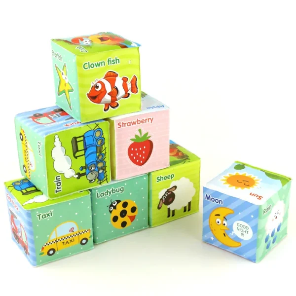 2024 Factory Direct Sale High Quality Baby Kindergarten Eva Animal Fruit Cartoon Letter Dice Educational Toy for Children