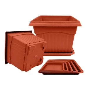 High Quality Large Square Plastic Indoor/Outdoor Flower Pots Home Decor Garden Planters Wholesale Large Outdoor Plant Pots High Quality Large Square Plastic Indoor/Outdoor Flower Pots Home Decor Garden Planters Wholesale Large Outdoor Plant Pots