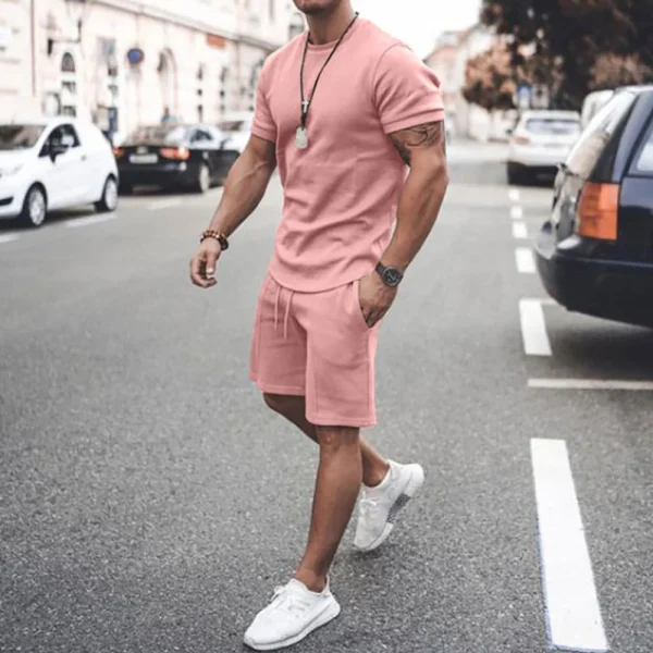 Custom Men Shorts Sets Customized logo Mens Matching Two Piece Summer 2 Piece Short Set for Men