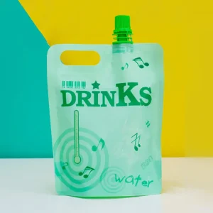 Custom Printing Refillable Liquid Drink Detergent Juice Spout Bags Plastic Mylar Stand up Spout Pouch Bags With Nozzle