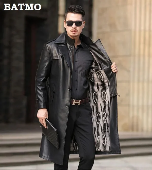 kf-HTB1oOz6XjzuK1RjSsppq6xz0XXaK BATMO 2024 new arrival winter high quality Faux Fur thicked long trench coat men,men's parkas,winter jackets men,plus-size 6868