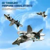 2.4G L0712 High - Performance RC Plane: Gravity - Sensing EPP Foam Fighter Glider Helicopter with Light, Ideal Gift for Boys