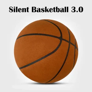 kf-S04661209a3fd4cdd99d86220053bc176Q Silent Basketball Size 7#(29.5")6#/5# Dribbling Indoor Grooved Airless Foam Basketball Quiet Dribbling Training Silent Ball Gift