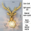 AFRA Contemporary Deer Antlers Wall Lamp Personalized And Creative Living Room Bedroom Hallway Aisle Decoration Light