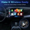 Universal mini Wireless CarPlay & Android Auto Adapter – Plug & Play USB Dongle for VW, Toyota, Nissan, Honda, Ford, Benz & More