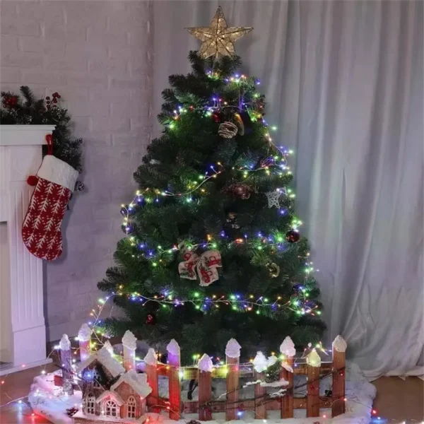 1PC 3M100LED/6M200LED/9M300LED/12M400LED Christmas USB with remote control firecracker light string,used for party decoration