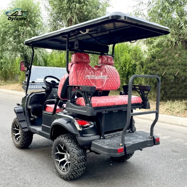 Best-Selling 120AH Lithium Battery 48V 4kW 4-Seater Off-Road Legal Electric Hunting Car Golf Club Car