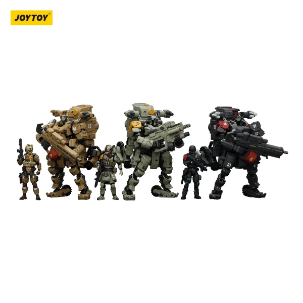 kf-S380d962bad534ec9b9fae8726fd10c45H JOYTOY 1/25 Action Figure Fear XS Mech Tactical Assault Night Raid Anime figures Toys Military Model