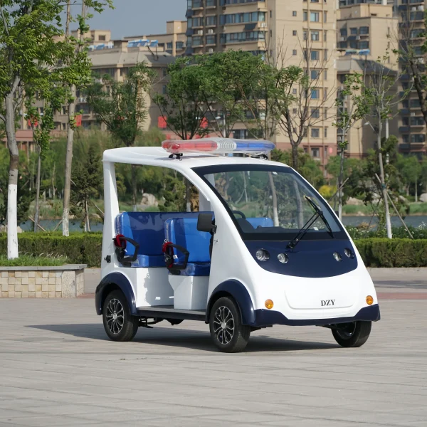 hot-selling 4 Seats Tourism Site Transportation Vehicle Electric Security Patrol Car mini adult electric patrol car