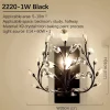 BROTHER Modern Crystal Wall lamp American Countryside LED Creative Living Room Corridor Home Decoration Light