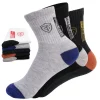 kf-S4f40714148e24a6da48e647211225d0b3 10 pairs Breathable Men's Basketball Crew Socks for Spring and Fall Sweat Absorption Deodorant Sports Stockings