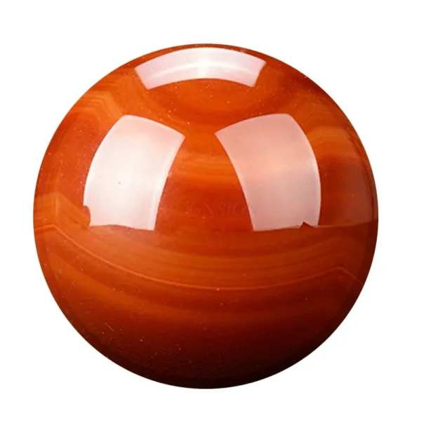 Natural jade red agate handball health care ball massage fitness ball children's hand play ball ladies elderly rehabilitation