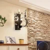 BROTHER Modern Crystal Wall lamp American Countryside LED Creative Living Room Corridor Home Decoration Light