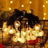 Solar String Lights Outdoor Bubble Ball Lighting String 8 LIghting Modes for Garden Wedding Birthday Holiday Theme Decoration