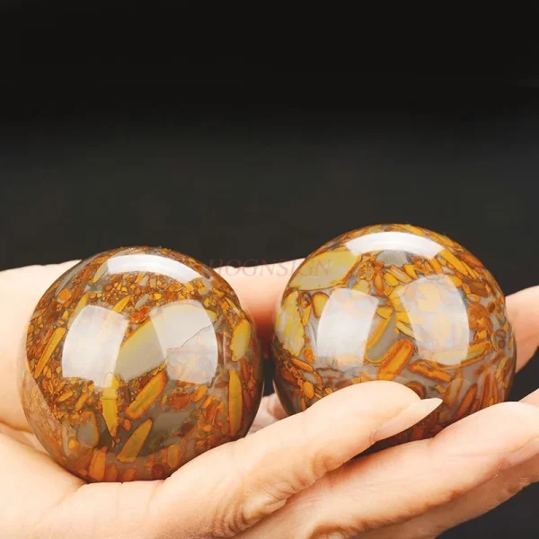 Handball jade fitness ball middle-aged and elderly people play health care ball hand massage rehabilitation hand play ball