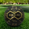 High Quality Black Football Size 5 Adult Outdoor Daily Training Professional Soccer Ball Boys Official Match Ball PU Leak proof