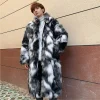 Men's Autumn Winter Fur Coats Warmth Thickened Leather Coats Fashion Casual Long Faux Fur Coats Streetwear Loose Fit Jackets