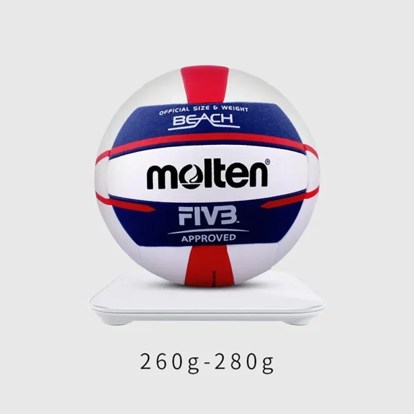 Molten V5B5000 Volleyball Standard Size 5 Soft PU Beach Ball for Adult Indoor Outdoor Match Training
