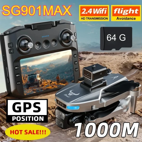 kf-S7b50cef7b9054e6e904d40cf7ba4b459j New SG901 MAX GPS Drone Professional 8K Camera Aerial FPV Brush Avoiding Obstacle with Large Screen Remote Control Folding Dron
