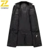 COMXZ Men's Valley Jackets Classic Warm Road Cycling New Daily Walk PU Leather Trench Coat Fishing Trip Minimalist Racing Jacket