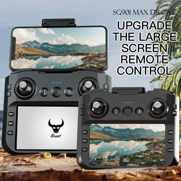 kf-S92d6563991024e76a6e440e4203e4683Z New SG901 MAX GPS Drone Professional 8K Camera Aerial FPV Brush Avoiding Obstacle with Large Screen Remote Control Folding Dron
