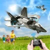 2.4G L0712 High - Performance RC Plane: Gravity - Sensing EPP Foam Fighter Glider Helicopter with Light, Ideal Gift for Boys