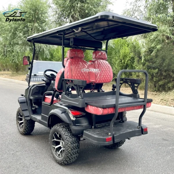 Best-Selling 120AH Lithium Battery 48V 4kW 4-Seater Off-Road Legal Electric Hunting Car Golf Club Car