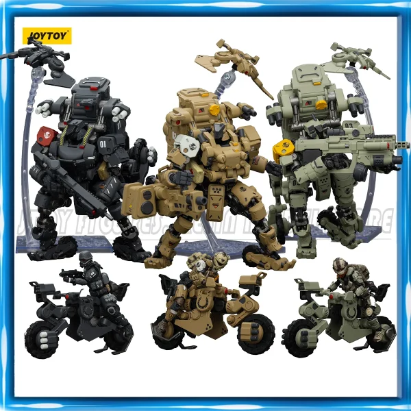 kf-S9eb821e315454e7e953b59ecb2ef5052K JOYTOY 1/25 Action Figure Fear XS Mech Tactical Assault Night Raid Anime figures Toys Military Model