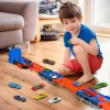 Children's Car Toys As Gifts Suitable For Boys Aged 3-12 Featuring With 12 Cars Toys, Foldable And Transformable Into A Dinosaur