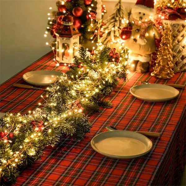 1PC 3M100LED/6M200LED/9M300LED/12M400LED Christmas USB with remote control firecracker light string,used for party decoration