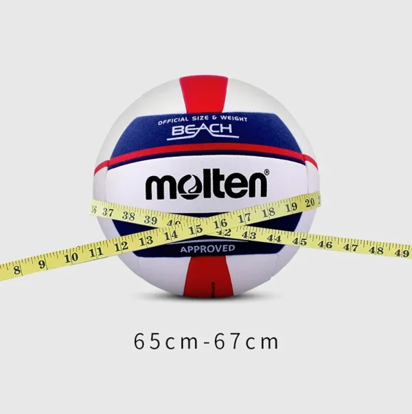 Molten V5B5000 Volleyball Standard Size 5 Soft PU Beach Ball for Adult Indoor Outdoor Match Training
