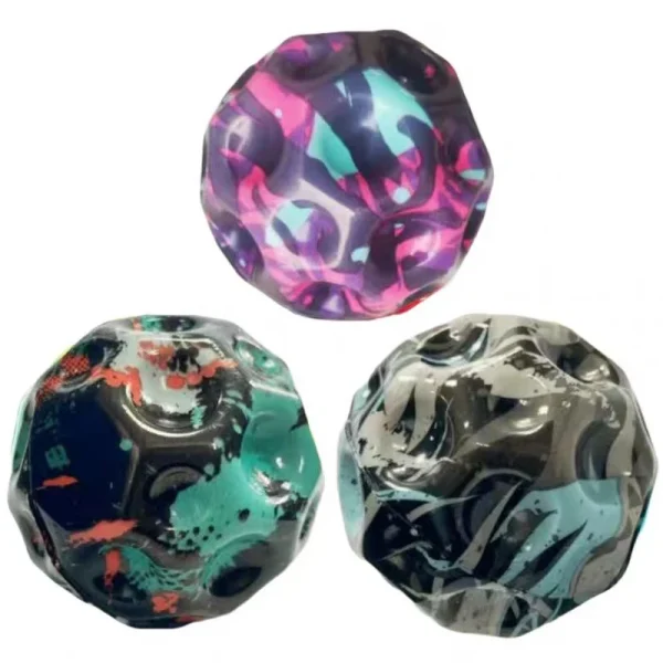 Extreme High Bouncing Ball Space Astro Jump Ball Moonball Kids Sensory Toys Improve Hand Eye Coordination Balle Rebondissante