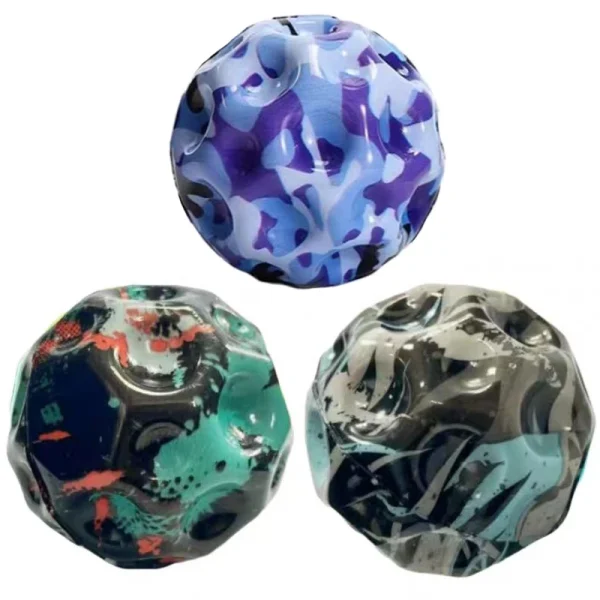 Extreme High Bouncing Ball Space Astro Jump Ball Moonball Kids Sensory Toys Improve Hand Eye Coordination Balle Rebondissante