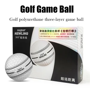 kf-Sb30d0406dc1044d1b44985d1c6820e00o 12pcs/box Supur NEWNING Golf Games Ball Three layer Ball for Professional Competition Game Polyurethane Material Gift for Golfer