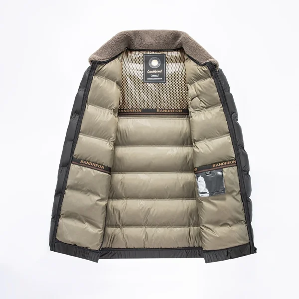 Top Grade Graphene Warmth Technology​ Men's New Winter Parka Jacket Windbreaker Diamond Quilted Bubble Puffer Coats