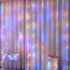 kf-Sb528cfd50fa9401b93240538b3047c147 6x3M LED Curtain Icicle String Lights Christmas Fairy Lights garland Outdoor Home For Wedding/Party/Garden Decoration 3M
