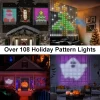GCTECHING Christmas LED Smart Curtain Lights Room App DIY RGB Fairy Lights Music Window Strip Lights Home Room Decoration