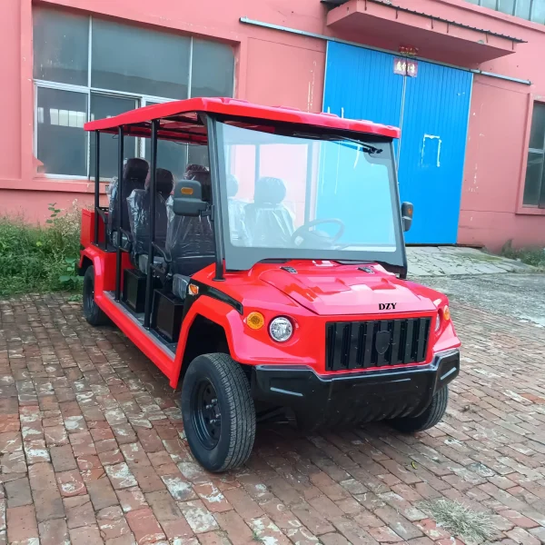 hot-selling 4 Seats Tourism Site Transportation Vehicle Electric Security Patrol Car mini adult electric patrol car
