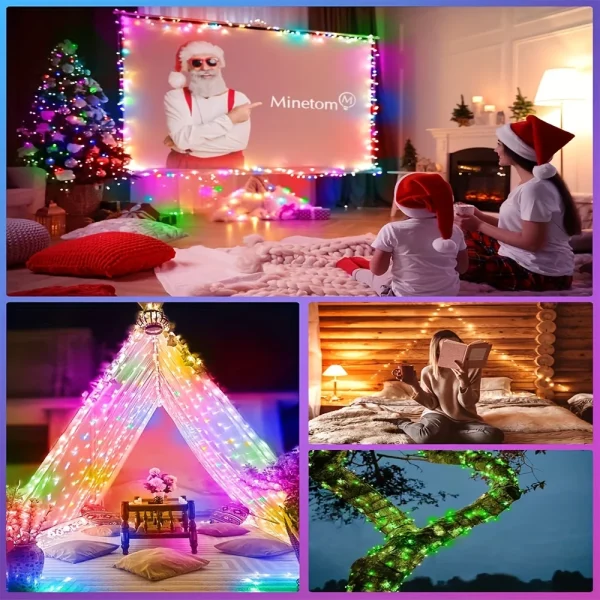 RGBIC Led String WS2812B Smart Fairy Light APP Remote Garland USB Waterproof Outdoor Christmas Light for Tree Bedroom Decoration